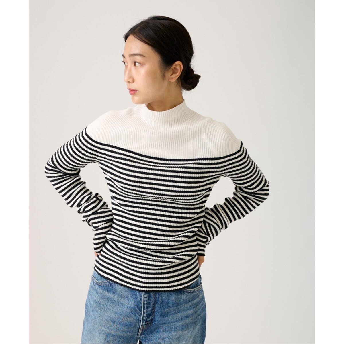 ザニューハウスCOTTON CASHMERE LONG SLEEVEベイクルーズ