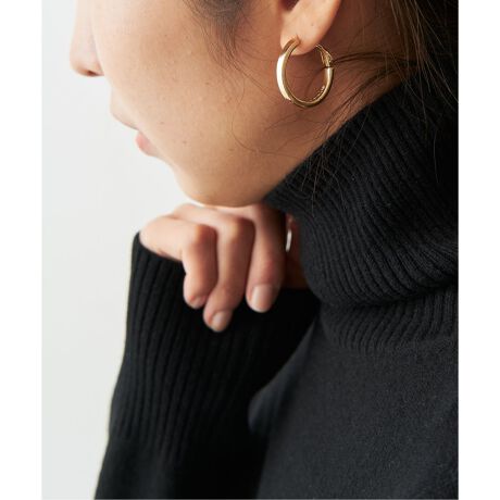 EDDIE BORGO/エディーボルゴ】CUBE HOOP EARRINGS：ピアス(両耳 