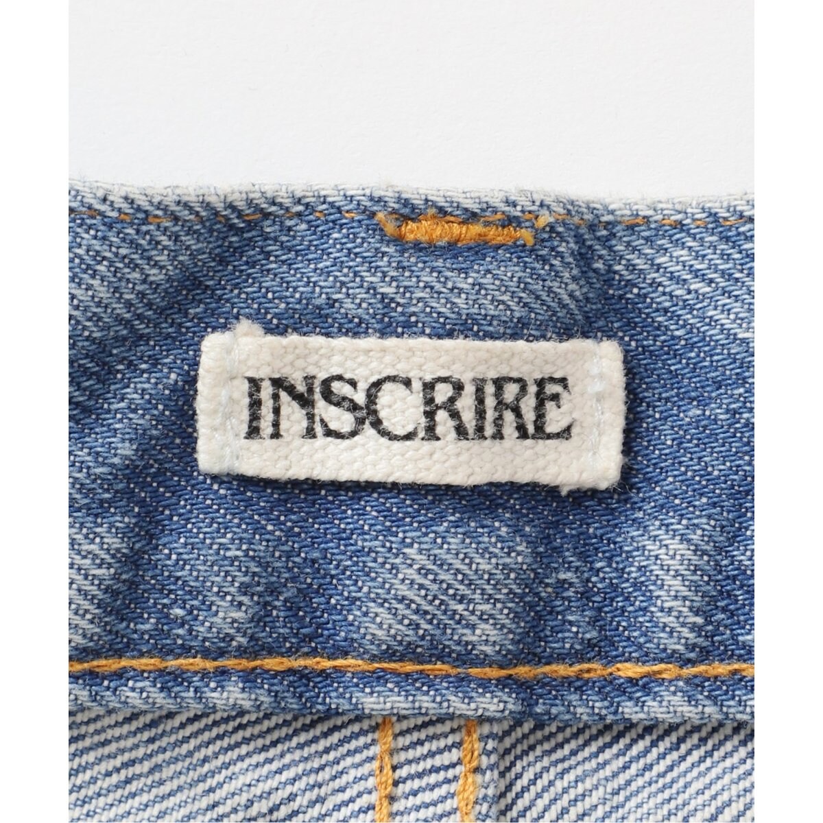 INSCRIRE/アンスクリアDenim Skirt Belt：スカートベルト INSCRIRE/アンスクリア】Denim Skirt Belt：スカート