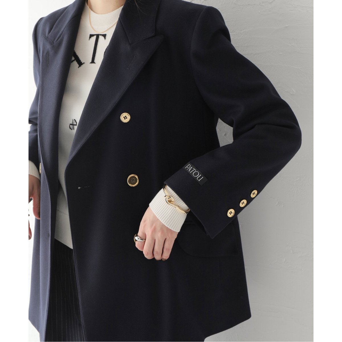 PATOU/パトゥ】ICONIC DOUBLE BREASTED JACKET：ジャケット