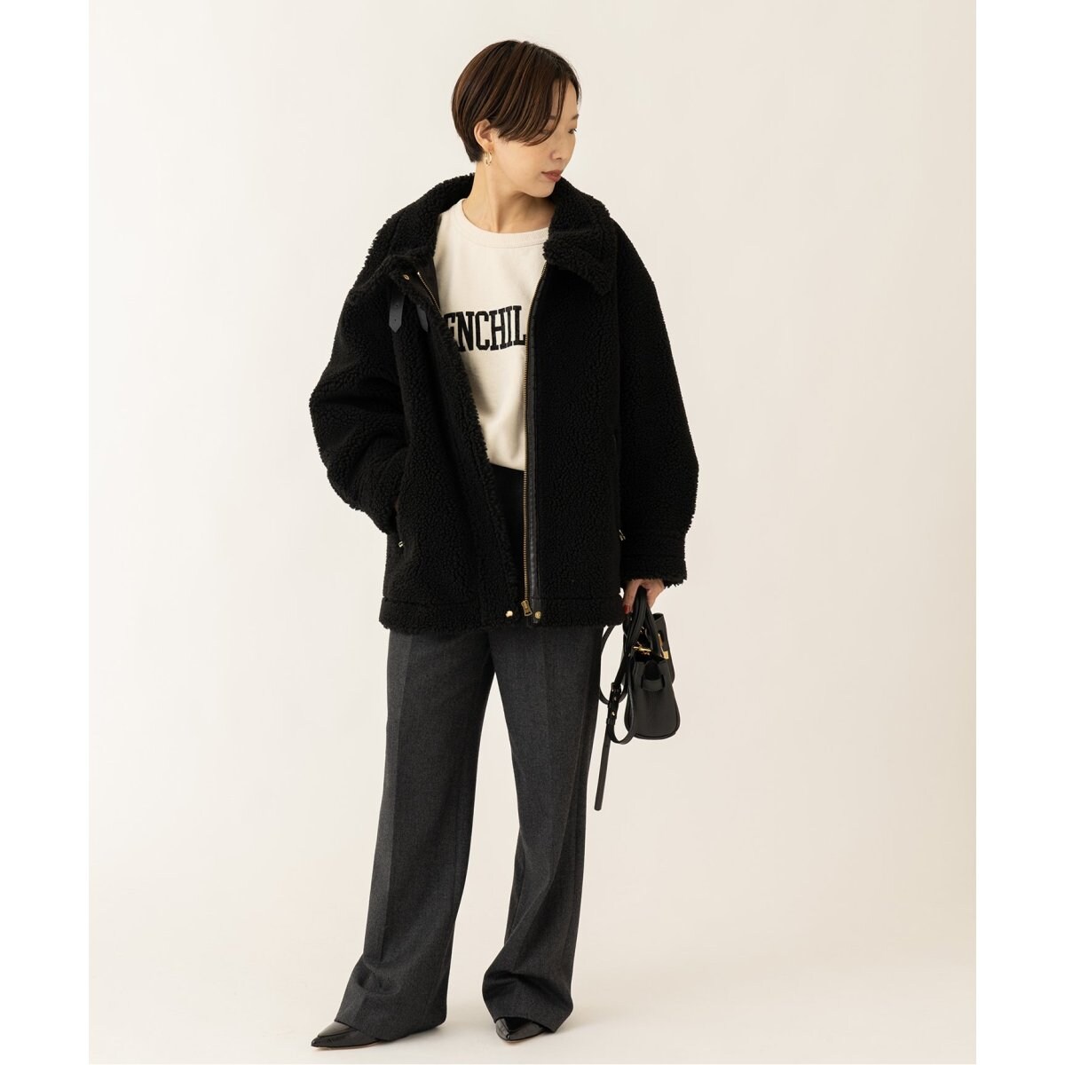 予約》ボアアビエータージャケット | ジャーナルスタンダード