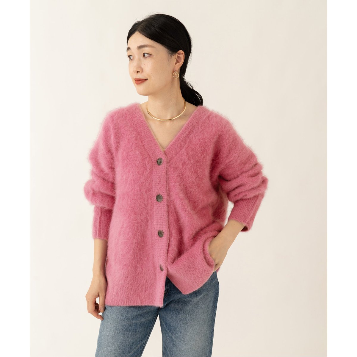 FOX CASHMERE Vネックカーディガン | ジャーナルスタンダード