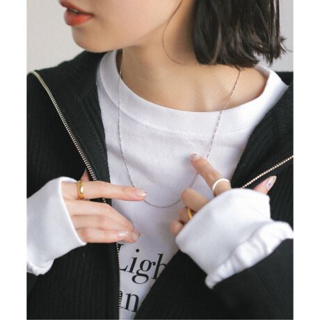 MARIA BLACK/マリアブラック】Katie Necklace Silver HP：ネックレ 
