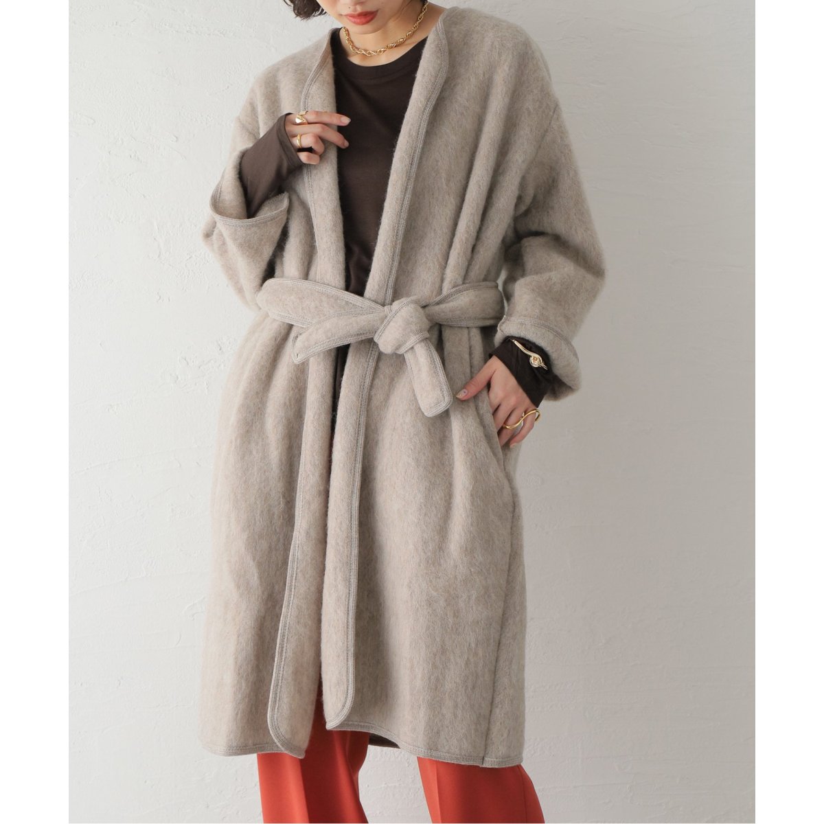ベースレンジ　coat BASERANGE/ベースレンジ】EVEN LONG COAT（その他ブルゾン