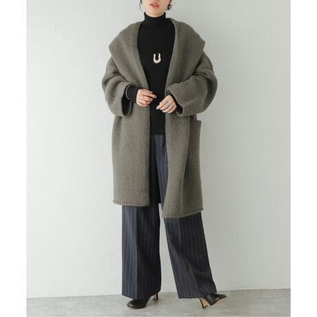 LAUREN MANOOGIAN/ローレン マヌージアン】CAPOTE COAT：カーディガン  