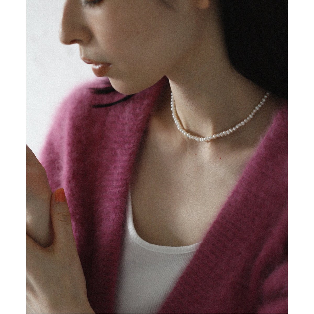 Le Chic Radical /ルシ ックラディカル】Baby Pearl Choker：ネック