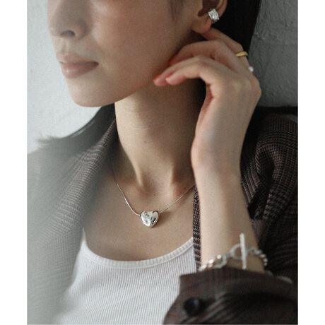 Le Chic Radical /ルシ ックラディカル】Heart Silver Pendant 