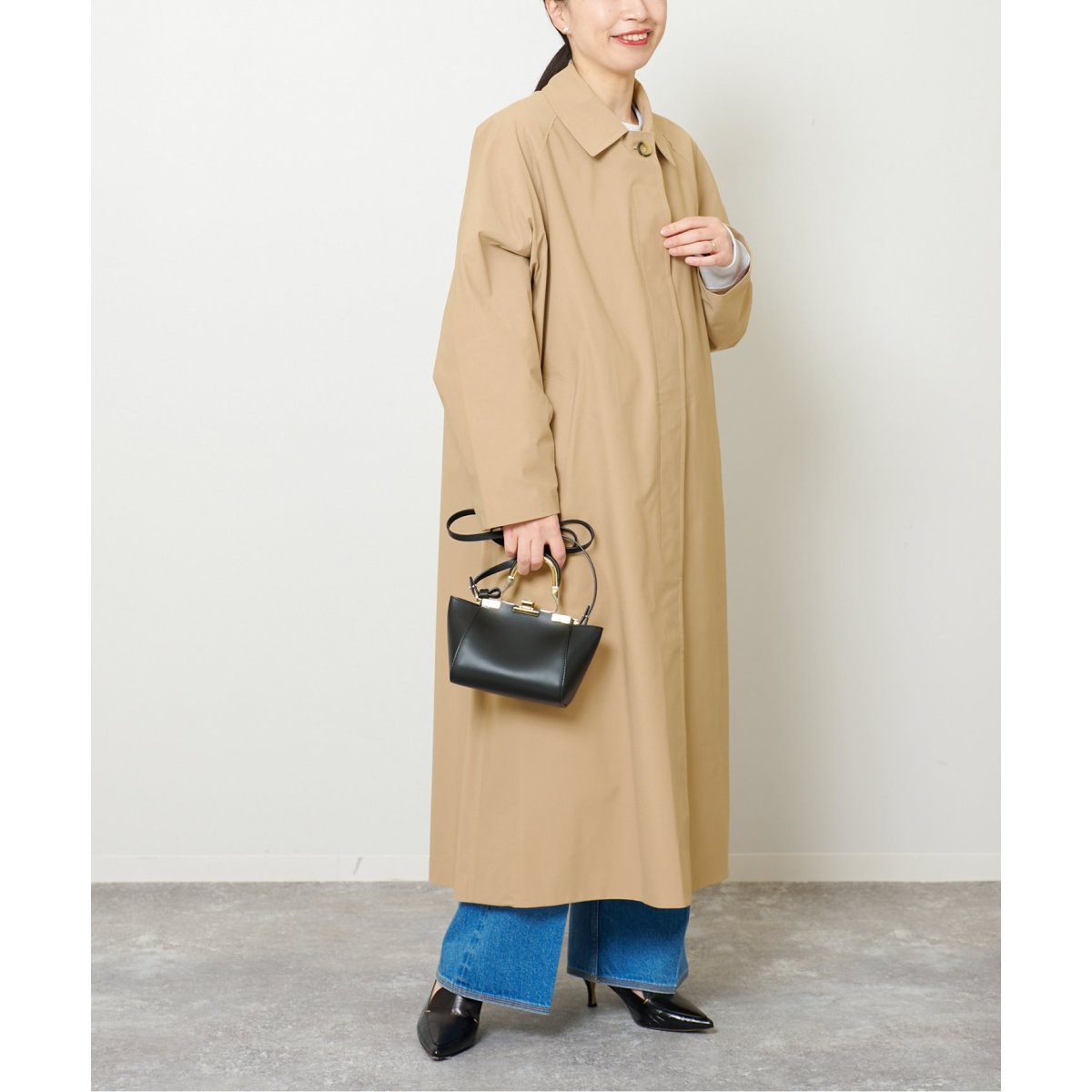 HARRIS WHARF LONDON】 Women oversized raglan coat： | ジャーナル