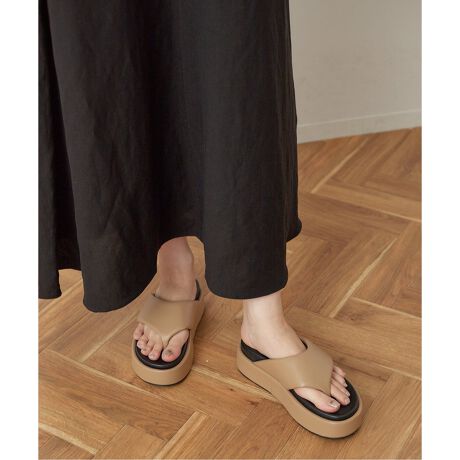 HEWN/ヒューン】Platform thong w-soled：サンダル | ジャーナル 