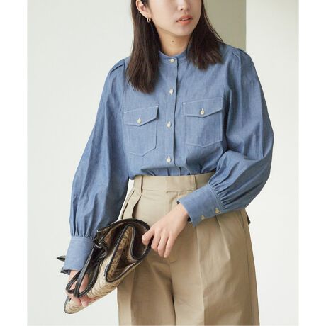 シャンブレーパフスリーブシャツ | ジャーナルスタンダード レサージュ 