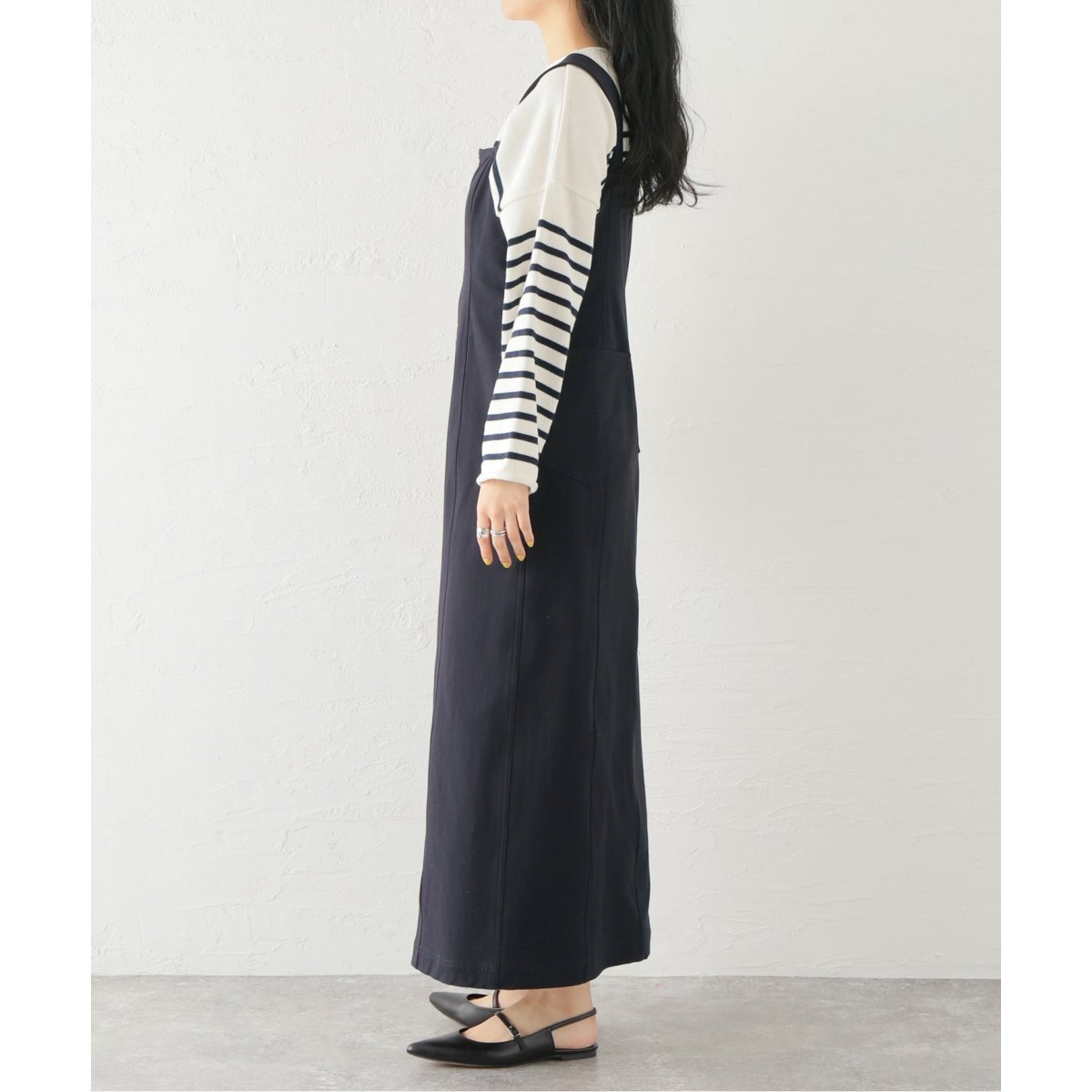 JANE SMITH/ジェーンスミス】 ORGANIC COTTON JUMPER SKIRT：ワ