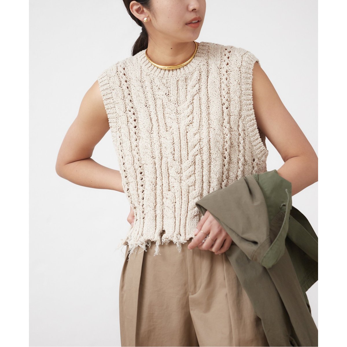 ADAWAS/アダワス】 ADWS-208-09/HEMP FRIZE VEST：ベスト | ジャーナル