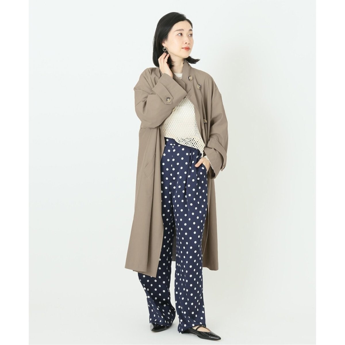 CANGIOLIギャバスタンドコート journal standard L'essage（ジャーナルスタンダードレサージュ