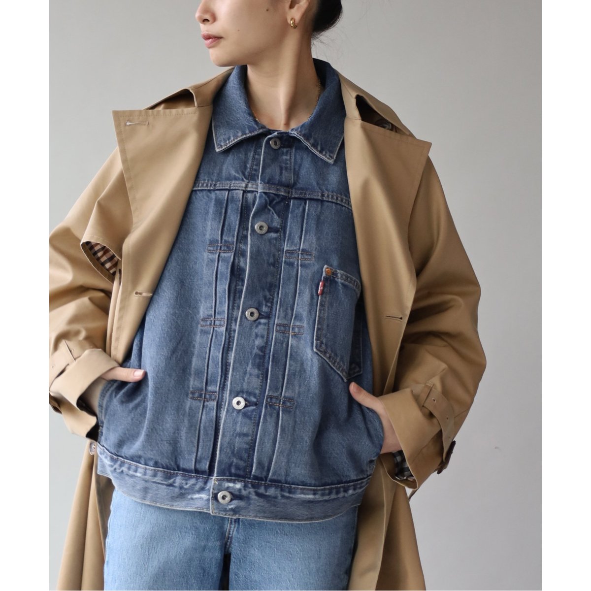 LEVI'S/リーバイス】 TYPE I TRUCKER LIGHT INDIGO：デニム