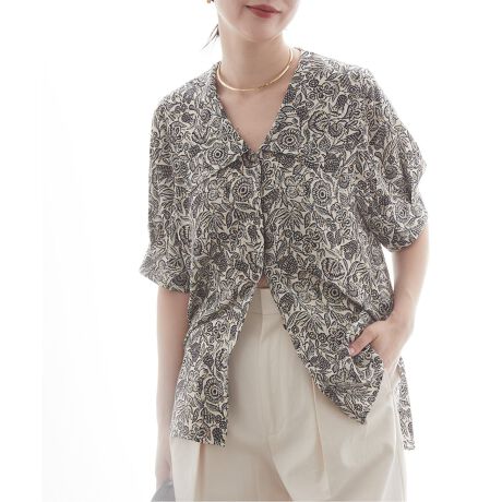 Deveaux】ワイドカラーシャツ | ジャーナルスタンダード レサージュ 