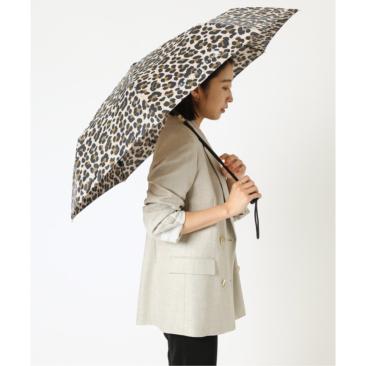MACKINTOSH AYR レオパード折り畳み傘