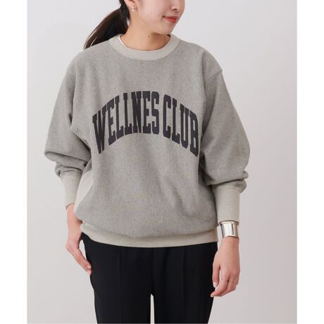INSCRIRE /アンスクリア】WELLNESS CLUB Crew Sweat Shirt：ス 