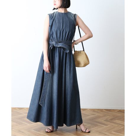 BLUEBIRD BOULEVARD 】6oz デニム マキシドレス | ジャーナル 
