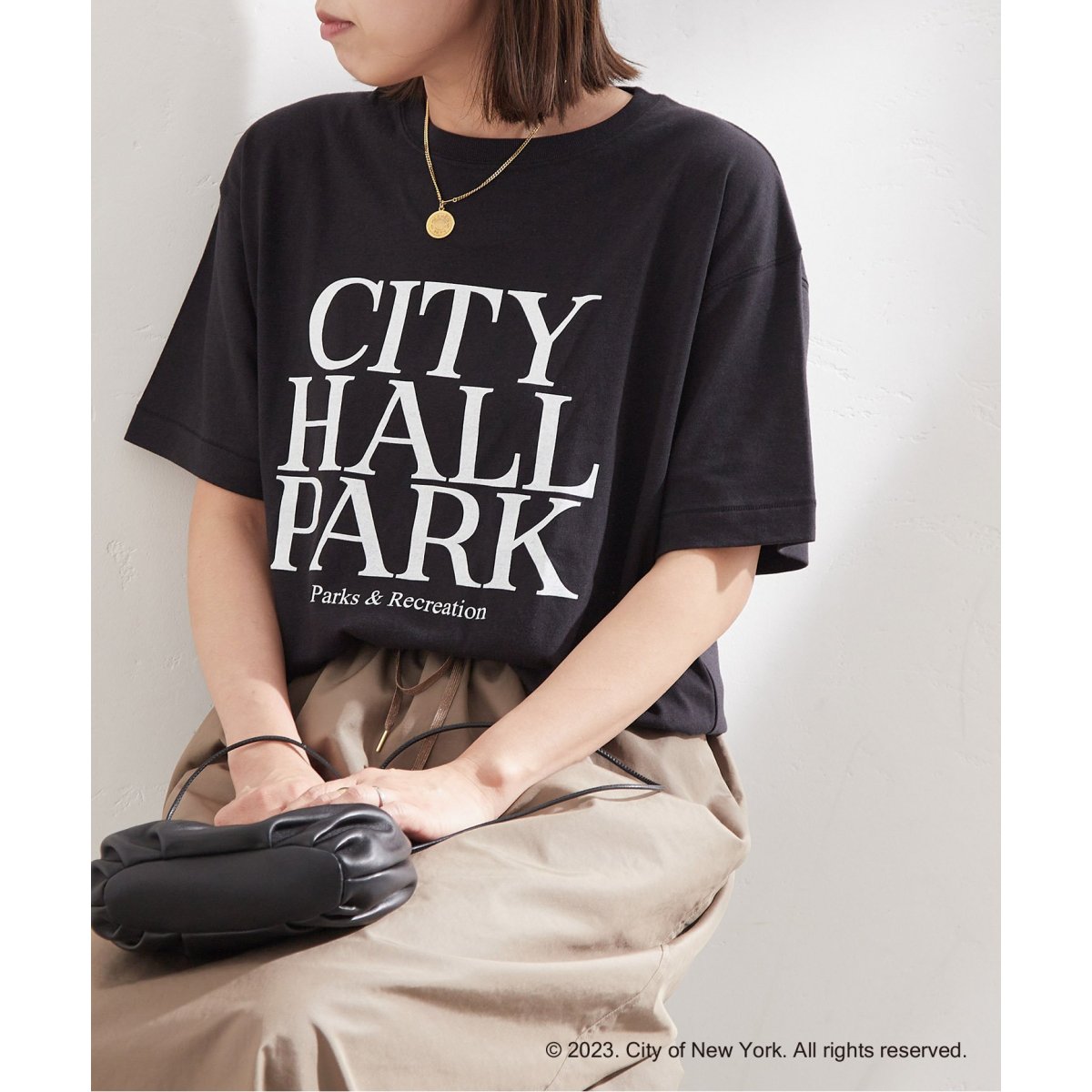 別注》【NYC × GOOD ROCK SPEED】CITY HALL PARK TEE：Tシャツ 