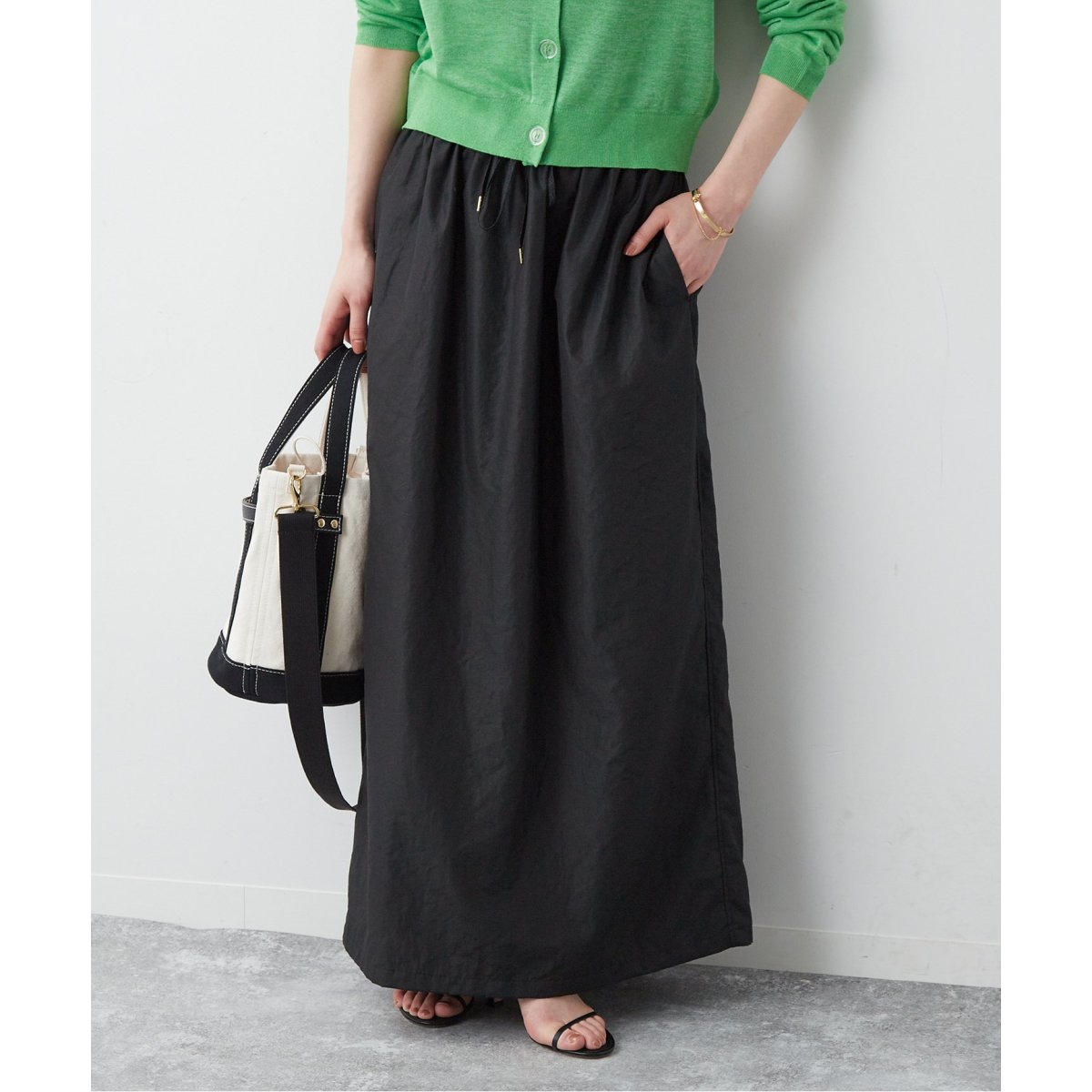 L'ESSAGE 　エクセルテックイージーマキシスカート journal standard L'essage（ジャーナルスタンダードレサージュ