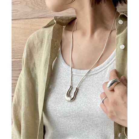 AGMES/アグメス】WISHBONE PENDANT STERLING SILVER*s：ネック 