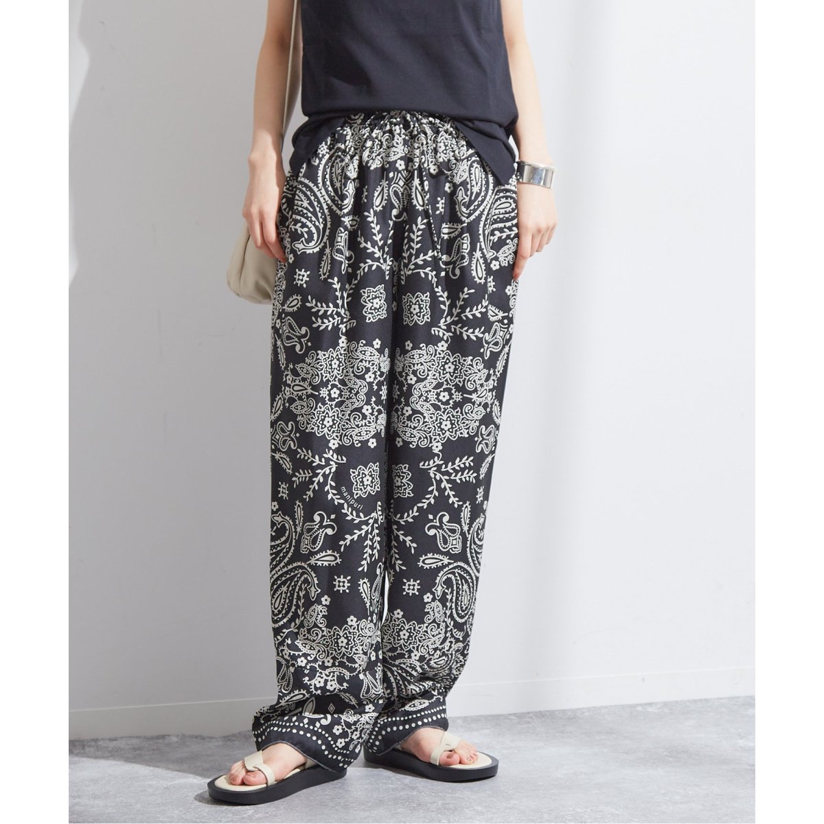 新品！25SS今季L'ESSAGE別注manipuriマニプリ プリントパンツ 追加2》《別注》【MANIPURI/マニプリ】ロングパンツ | ジャーナル