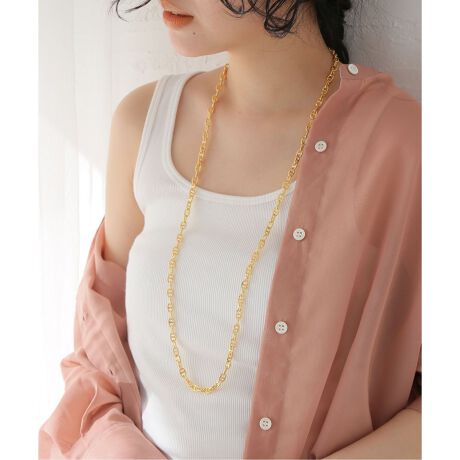 JANE SMITH/ジェーンスミス】ANCHOR CHAIN LONG NECKLACE：ネック 
