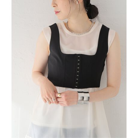 JANE SMITH/ジェーンスミス】2WAY CORSET TANK TOP：タンクトップ