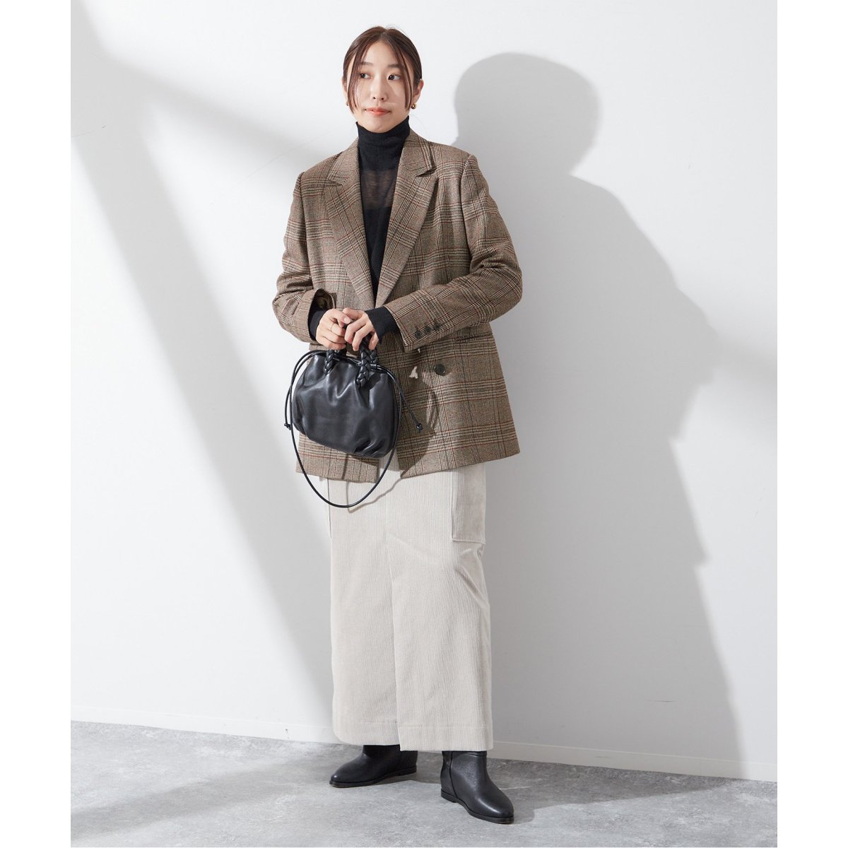 JOURNAL STANDARD L'ESSAGE チェックダブルジャケット-