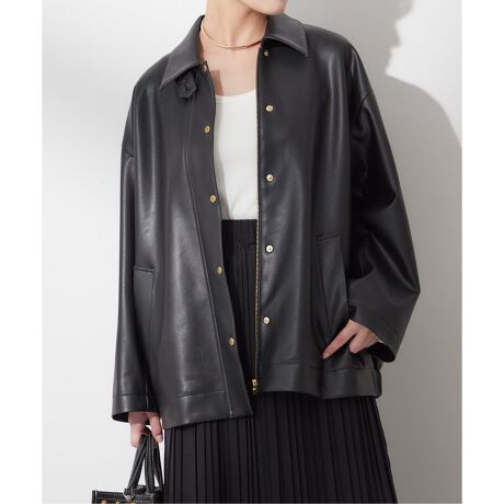 フェイクレザーZIPブルゾン | ジャーナルスタンダード レサージュ 