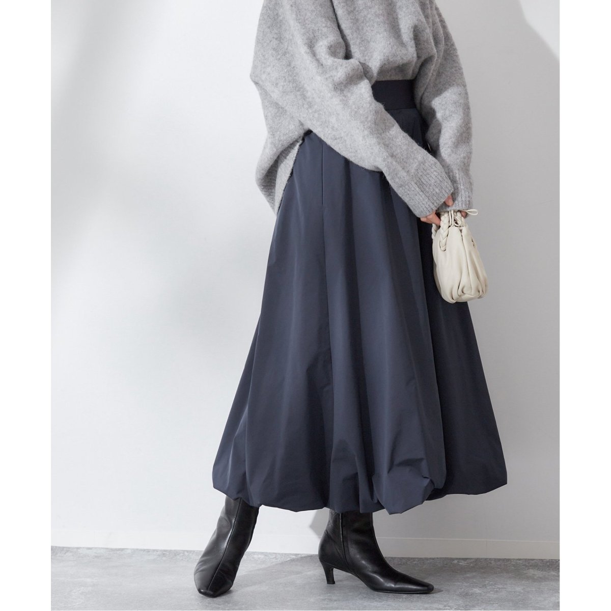 JOURNAL STANDARD L'ESSAGE タフタ バルーンスカート メモリータフタ バルーンスカート（ロング・マキシ丈スカート