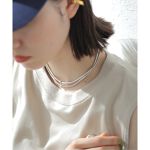 SAPIR BACHAR/サピア バシャール】DOUBLE SNAKE CHOKER：ネックレス 