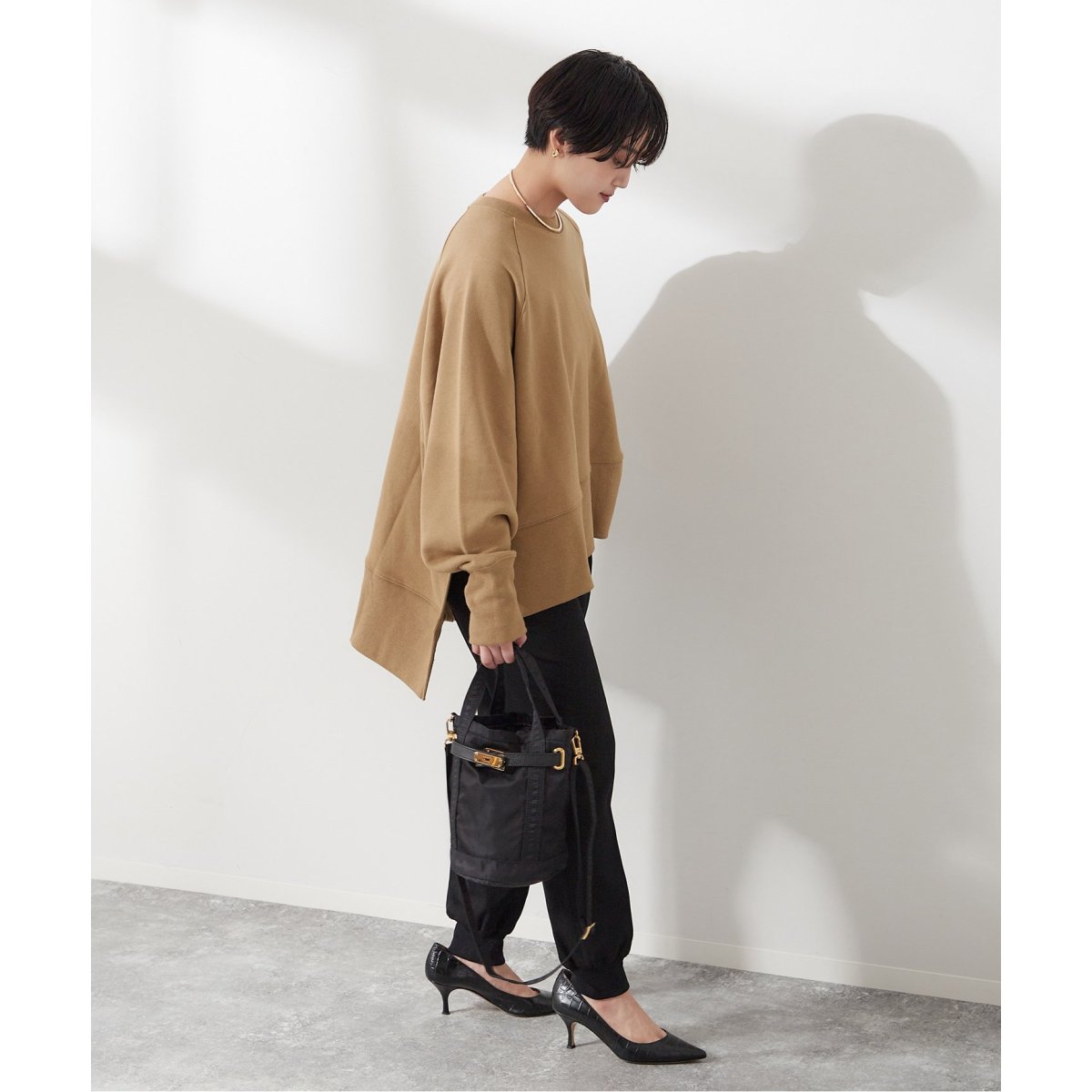 THE FLATS/ザ フラッツ】SIDE SLIT BIG SWEAT：スウェット