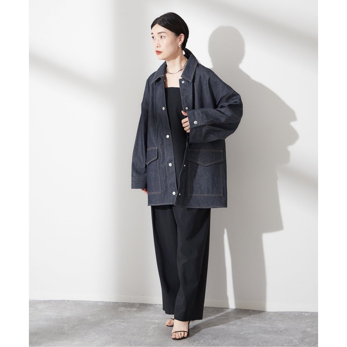 美品／L'ESSAGE ジャーナルスタンダードレサージュ　デニムワークジャケット 追加》デニムワークジャケット(505801182) | ジャーナル