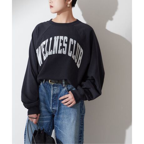 別注》【INSCRIRE /アンスクリア】WELLNESS SWEATSHIRTS：スウェット 
