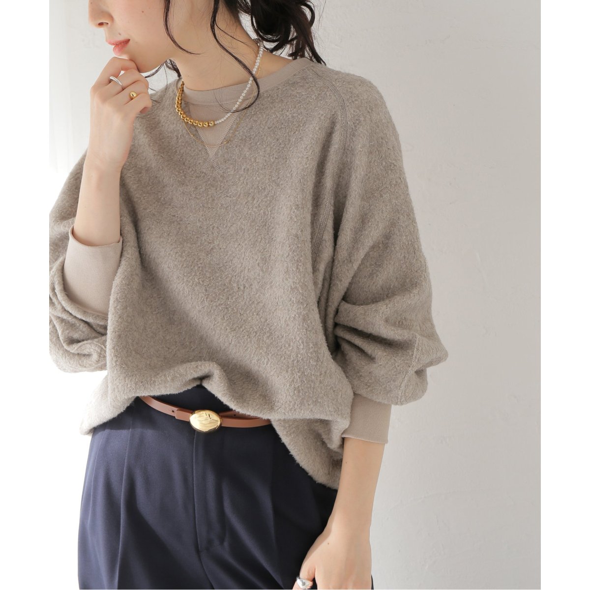 割引購入 JANE SMITH/ジェーンスミス】YAKU SWEAT PADS ELBOW PILE トップス