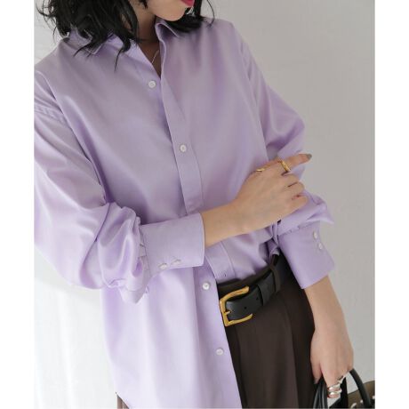 BOWTE/バウト】CHAMBRAY SEMI SPREAD COLLAR SHIRT:シャツ 
