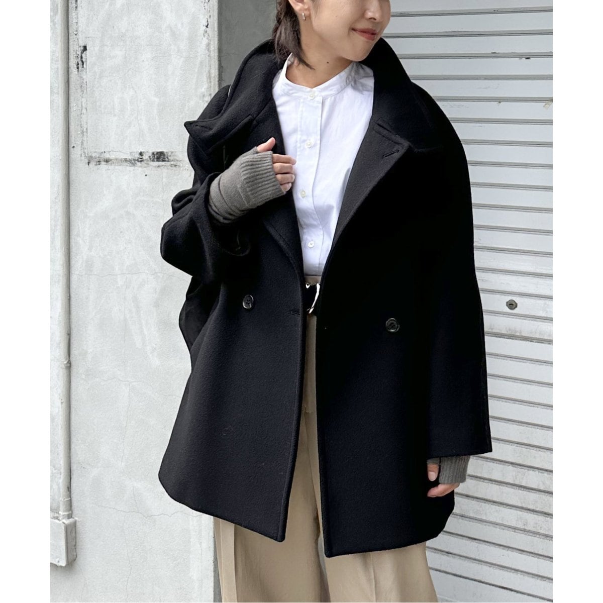 追加2》MANTECOトップビーバースタンドショートコート | ジャーナル