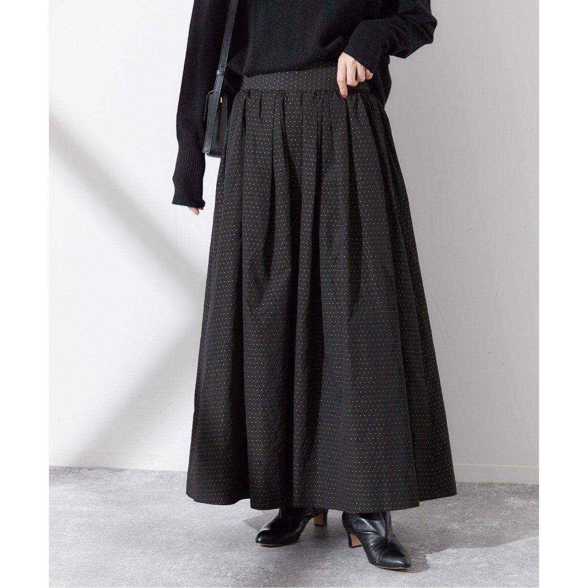 ジャーナルスタンダードレサージュ　メモリータフタスカートブラウン極美品再お値下げ メモリータフタスカート | ジャーナルスタンダード レサージュ(journal