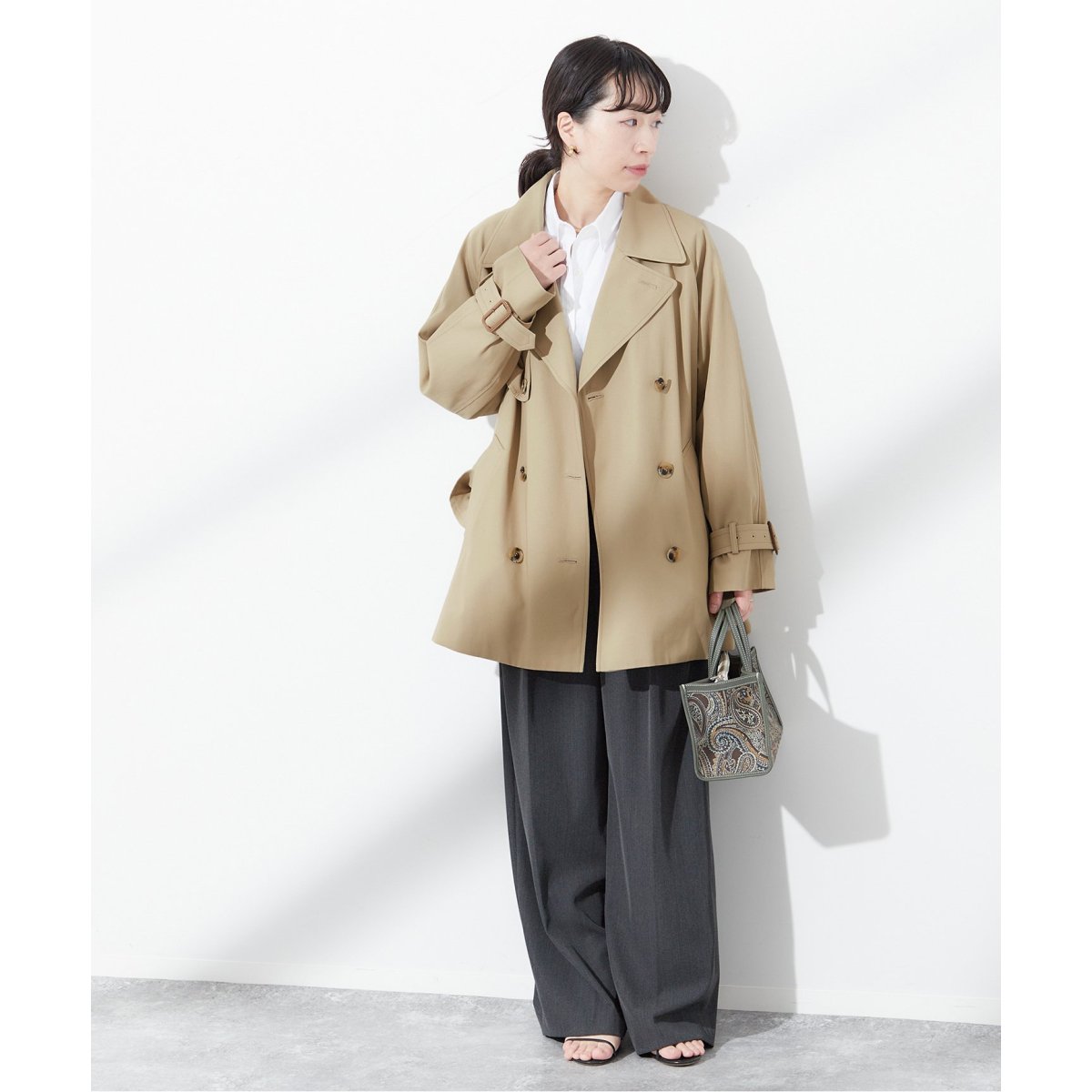 JOURNAL STANDARD ショートトレンチコート ショートトレンチコート | ジャーナルスタンダード レサージュ