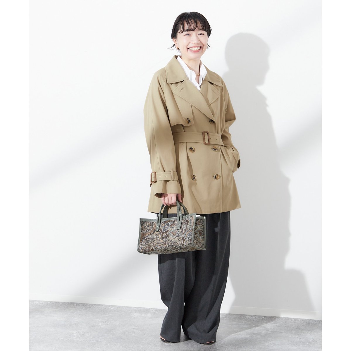 JOURNAL STANDARD ショートトレンチコート ショートトレンチコート | ジャーナルスタンダード レサージュ