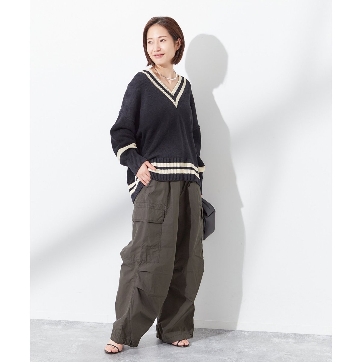 スーピマコットンナイロンカーゴパンツ | ジャーナルスタンダード