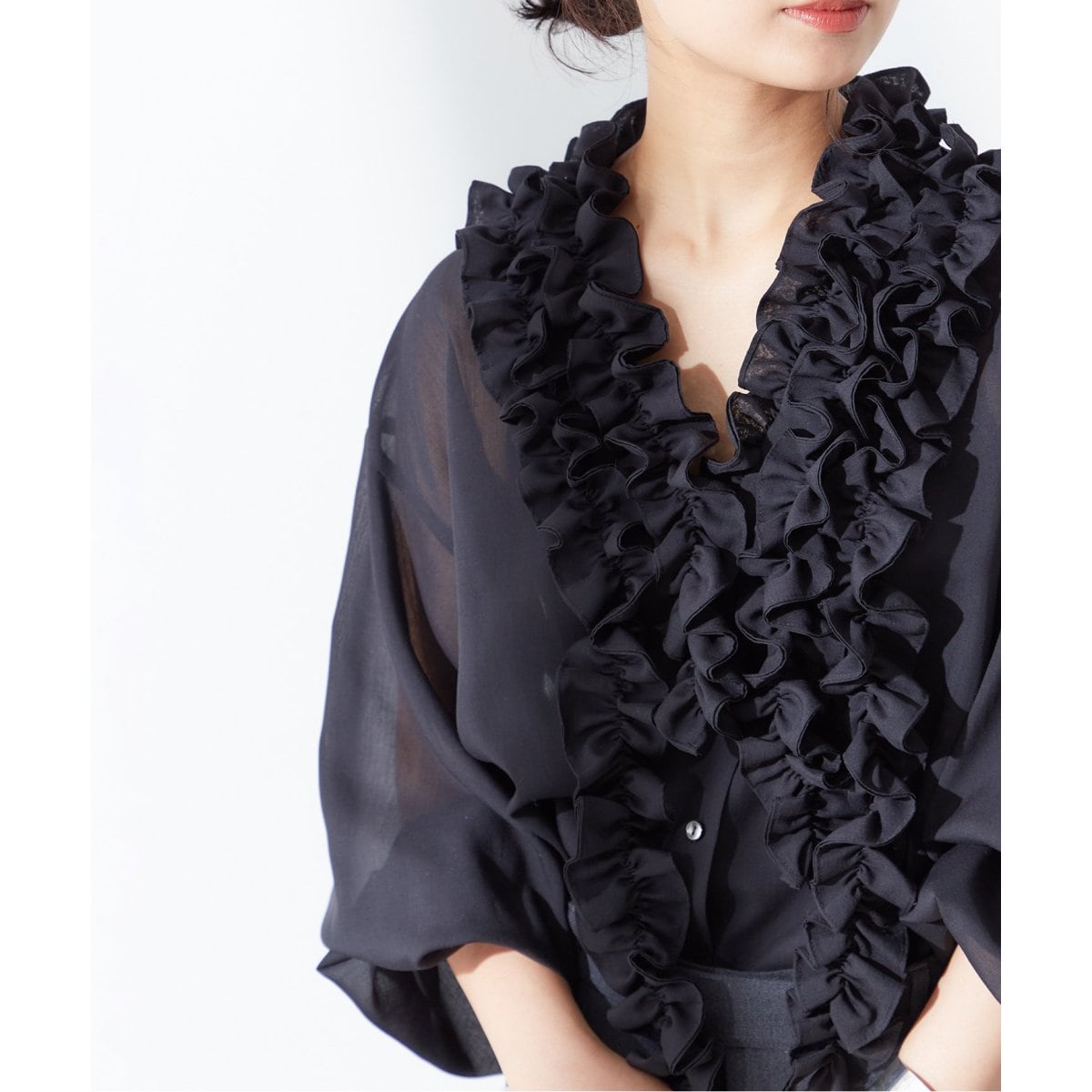 追加2》シアーフリルシャツ | ジャーナルスタンダード レサージュ