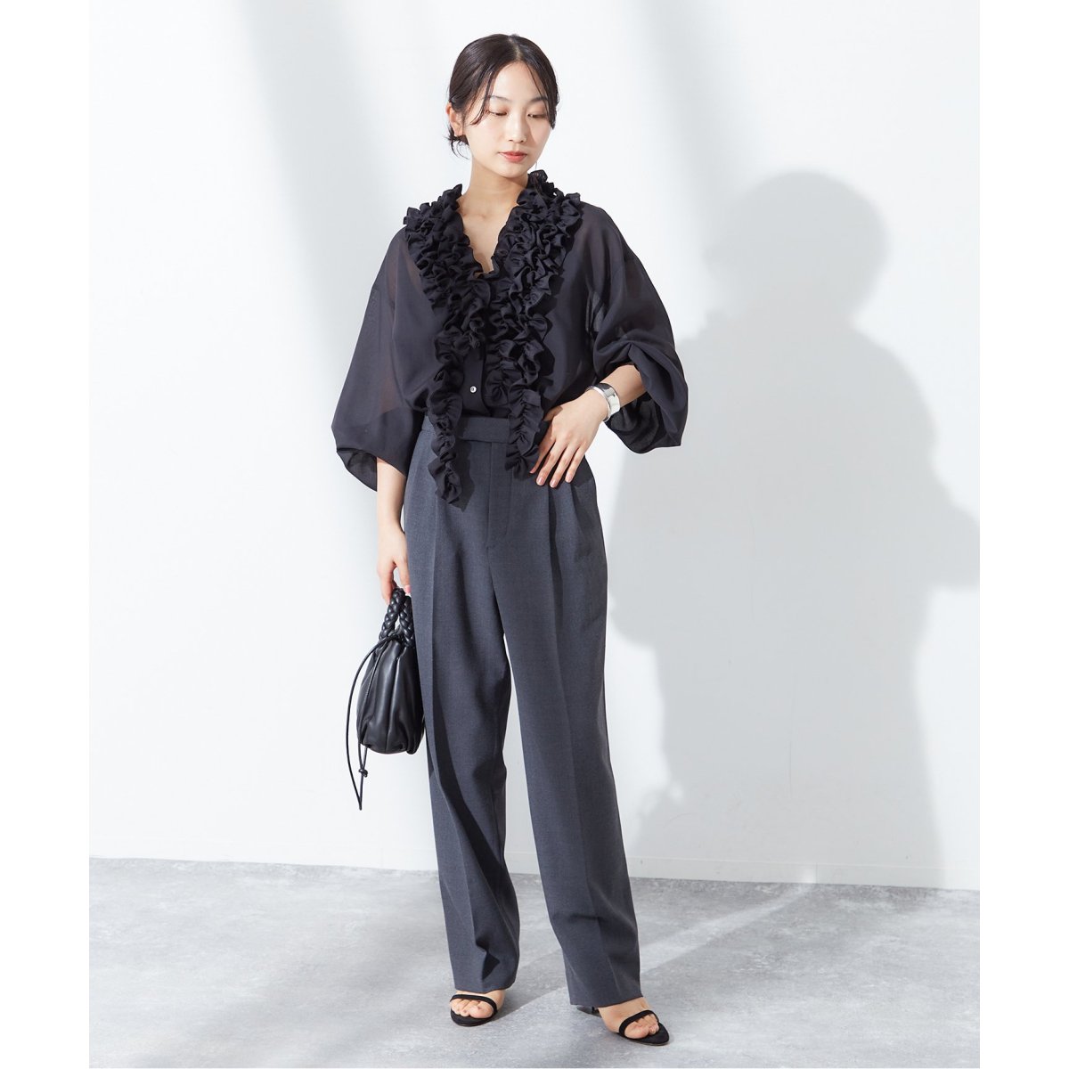 追加2》シアーフリルシャツ | ジャーナルスタンダード レサージュ