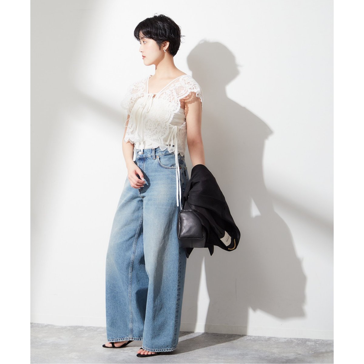 MAURIZIO MYKONOS/マウリツィオ ミコノス】TOPS：ブラウス