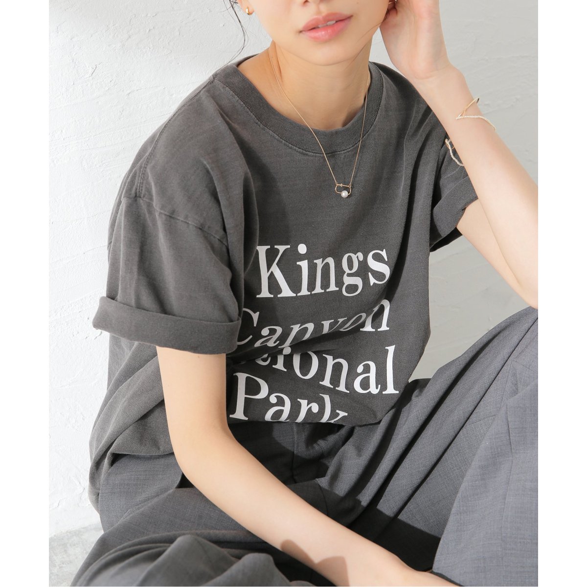Kings ロゴピグメントTシャツ ジャーナルスタンダードレサージュ