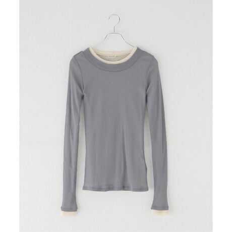 INSCRIRE /アンスクリア】Layered L/S Tee：カットソー | ジャーナル 