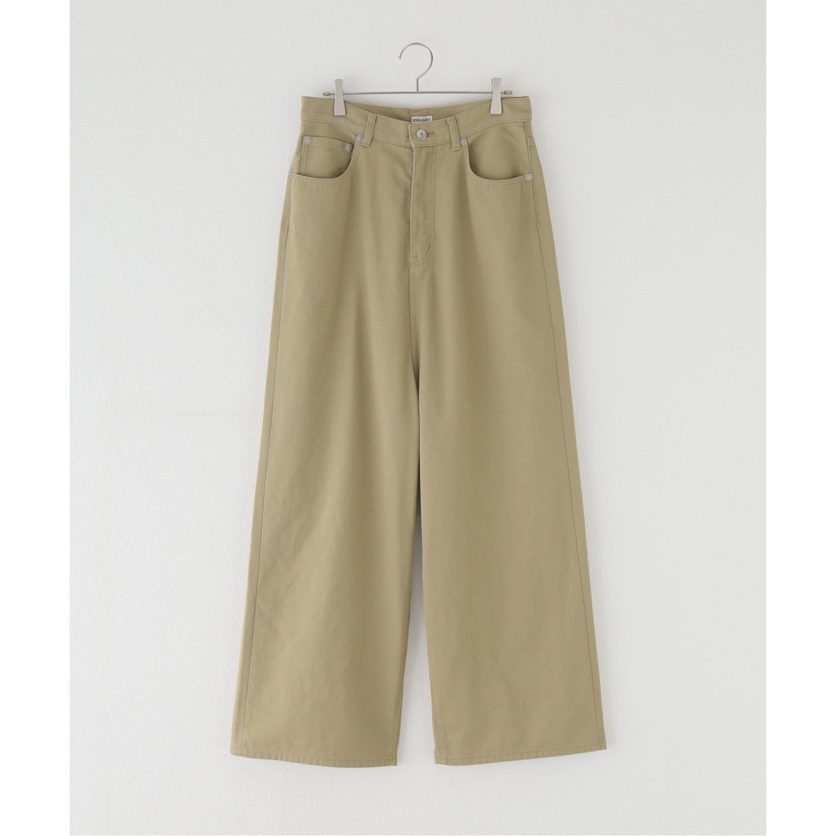 INSCRIRE /アンスクリア】E/C Loose Fit Pants：チノパンツ