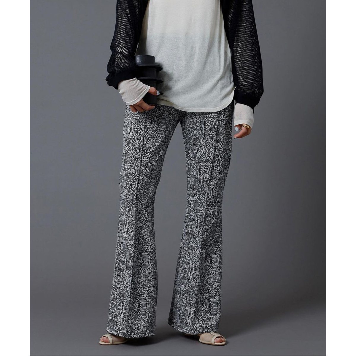 パンツ FUMIE TANAKA JACQUARD HALF PANTS FUMIE TANAKA JACQUARD HALF PANTS FUMIE TANAKA(フミエタナカ