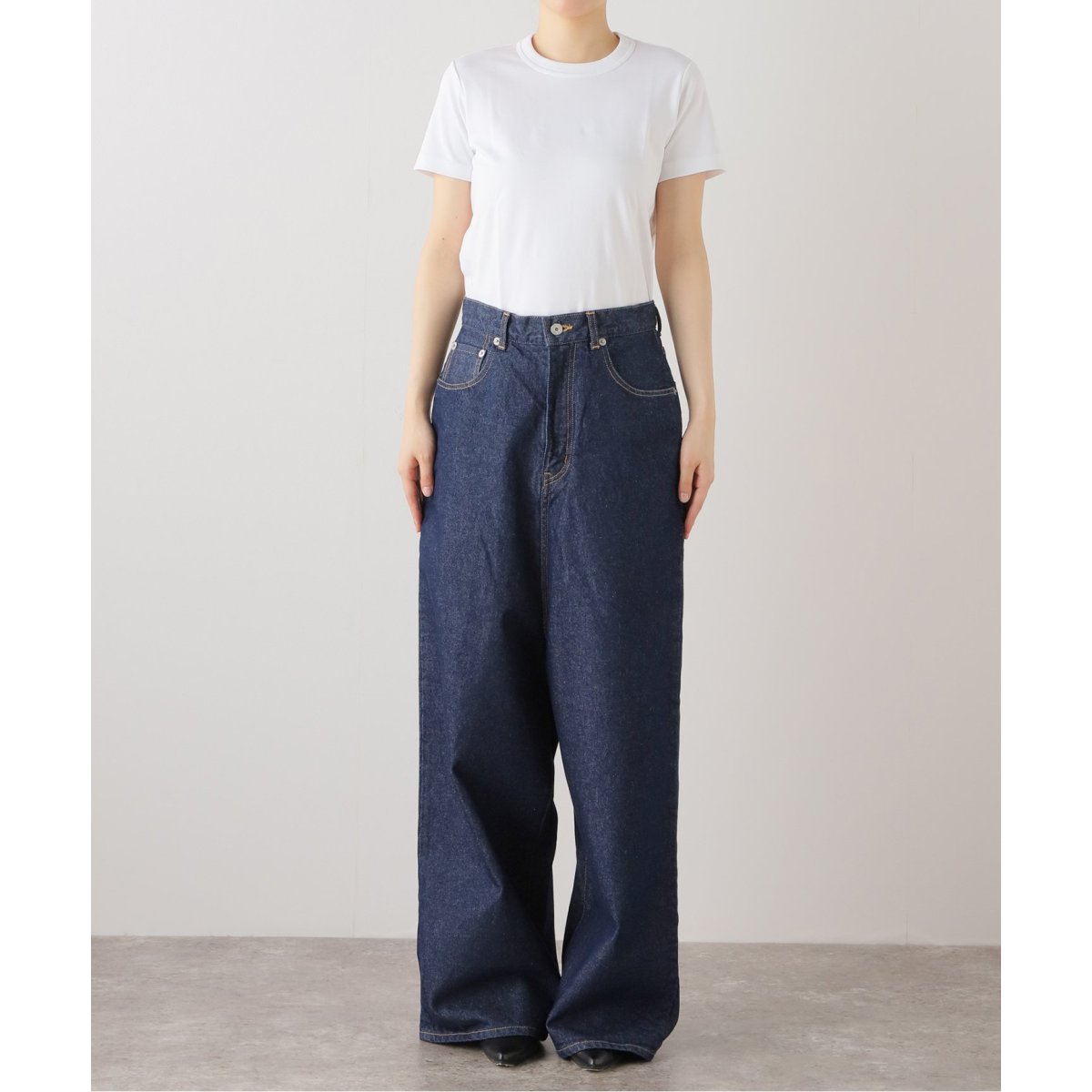 INSCRIRE /アンスクリア】Denim Loose Fit Pants：デニム | ジャーナル